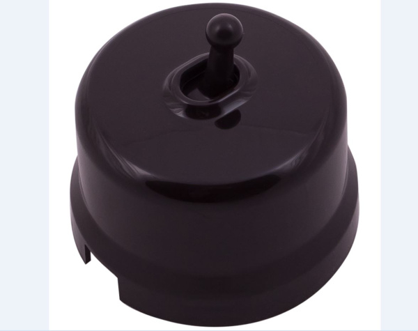 BIRONI Лизетта Пластик Коричневый Выключатель перекрестный 1-кл (тумблерный) B1-233-22