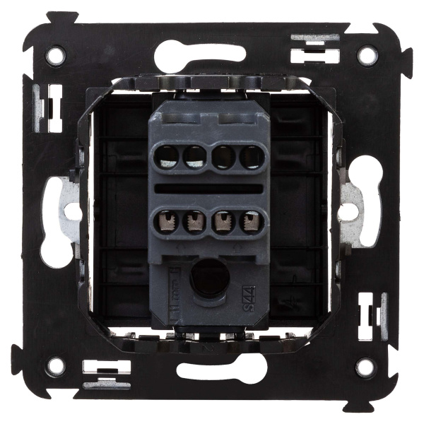 Купить DKC Инвертор одноклавишный в стену, "Avanti", "Черный квадрат"