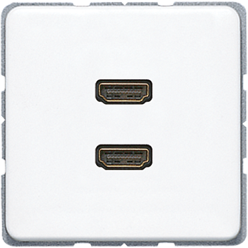 JUNG Мультимедиа-розетка, белый MACD1133WW