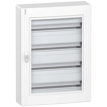 SE Pragma Бокс навесной 96мод (4р) 550x750x173 метал.прозрачная дверь PRA29424