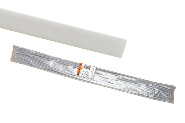 TDM Термоусаживаемая трубка ТУТнг 6/3 белая по 1м (50 м/упак) SQ0518-0201