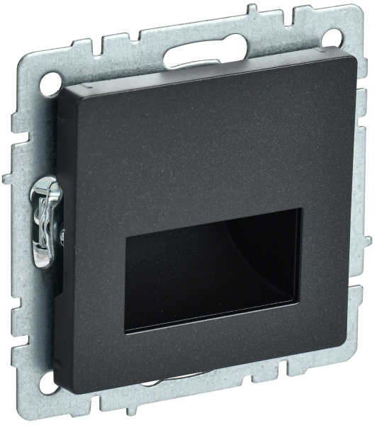 IEK BRITE BASE Черный Подсветка LED встр. ПЛ20-БрЧ