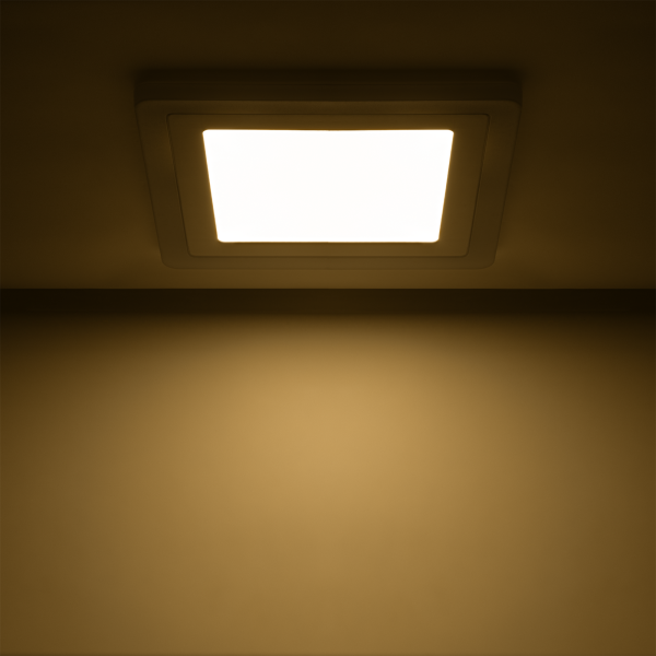 Купить Gauss Светильник Backlight кв 12+3W 960lm 3000K 180-265V IP20 монт Ø170 190*190*31мм 3 реж LED BL124