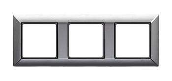 JUNG EcoProfi Алюминий Рамка 3-ая EP483AL