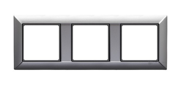 JUNG EcoProfi Алюминий Рамка 3-ая EP483AL