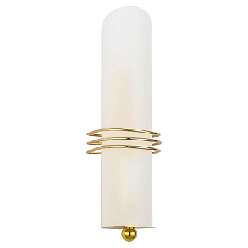 Lussole S.R.L Металл Блестящее золото /  Стекло Светильник настенный E14 GRLSA-7701-01