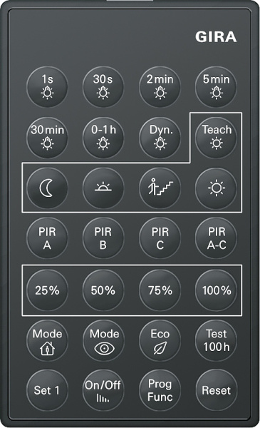 Gira Инфракрасное дистанционное управление PIR 1 238200