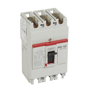 Legrand DRX125 фиксированный 3P 75А 10кА 027007