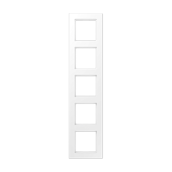 JUNG A 550 Белый матовый Рамка 5-ая A5585BFWWM