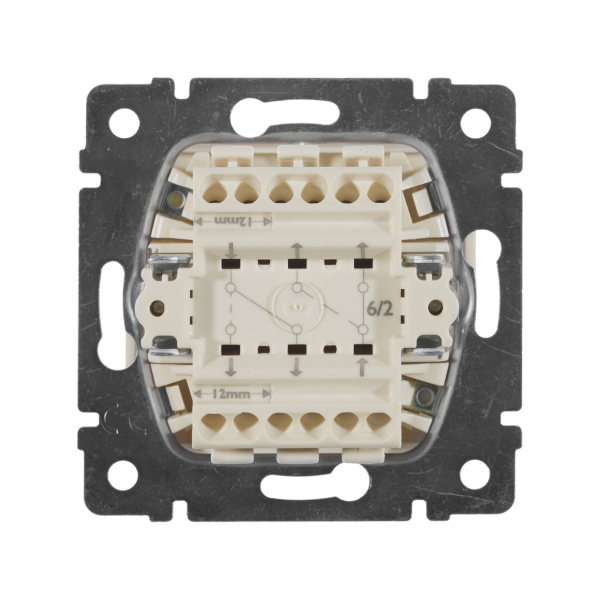 Купить Legrand Valena Крем Переключатель 2-х клавишный 774308