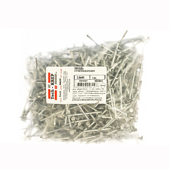Tech-Krep Гвоздь строительный оцинк. 2,0х40 (1 кг) - пакет 103469