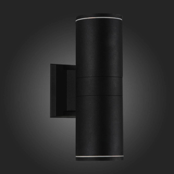 Купить ST LUCE SL561.401.02 Светильник уличный настенный  Черный/Черный LED 2*5W