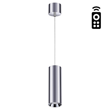 Novotech 358317 NT19 000 хром Накладной диммируемый св-к с пультом ДУ IP20 LED 3000-6500K 20W 220-240V DEMI