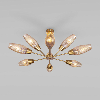 Eurosvet 60140/9 Светильник потолочный золото a055495