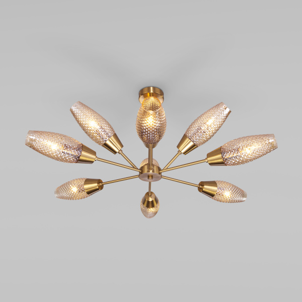 Eurosvet 60140/9 Светильник потолочный золото a055495