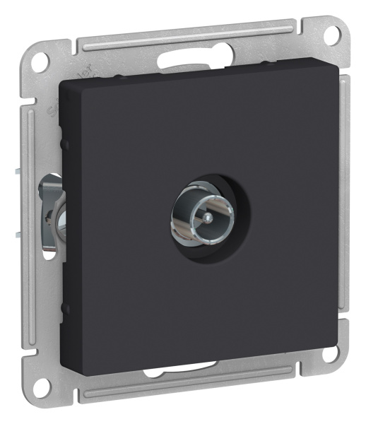 Купить Systeme Electric AtlasDesign Карбон Розетка TV оконечная 1DB, механизм