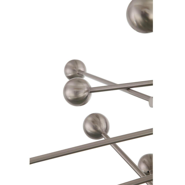 Купить ST LUCE SL377.302.08 Люстра потолочная  Никель/Прозрачный LED 8*4,5W