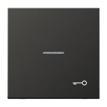 JUNG Клавиша для контрольного выключателя с подсветкой и символом "замок" антрацит AL2990KO5TAN