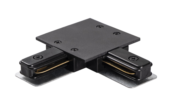 Jazzway PTR/R CL-BL Коннектор чёрный L-обр. (встраиваемый) .5031852