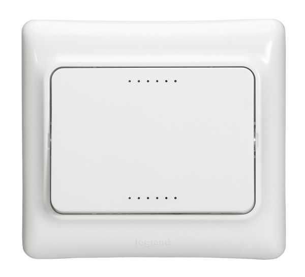 Legrand Kaptika Белый Выключатель 1-клавишный с/п 782101