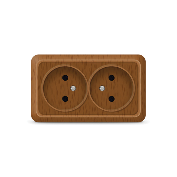 UNIVersal "Олимп" Розетка "Бук" 2-ая б/з 7946741