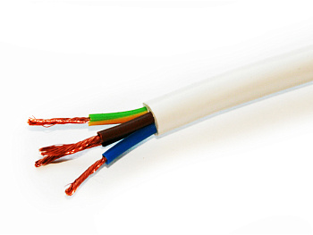 Провод ПВС 4х0,75 (3х0,75+1х0,75) б ПВС 4*0,75 (3*0,75+1*0,75)