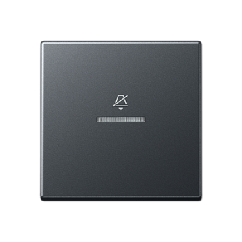 JUNG Двойная клавиша на гостиничный выключатель, комнатный модуль, матовый антрацит ARUKO5DANM