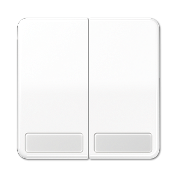 JUNG CD 500/CD plus Белая Клавиша 2-ая с полем для надписи CD595NAWW