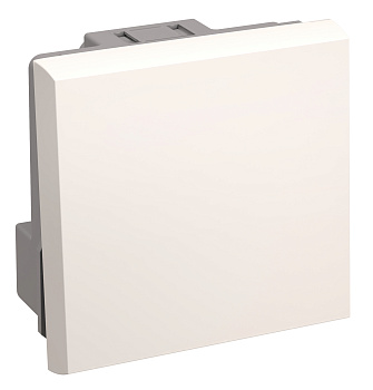 IEK PRIMER Выключатель проходной (переключатель) одноклавишный на 2 модуля. ВК4-21-00-П