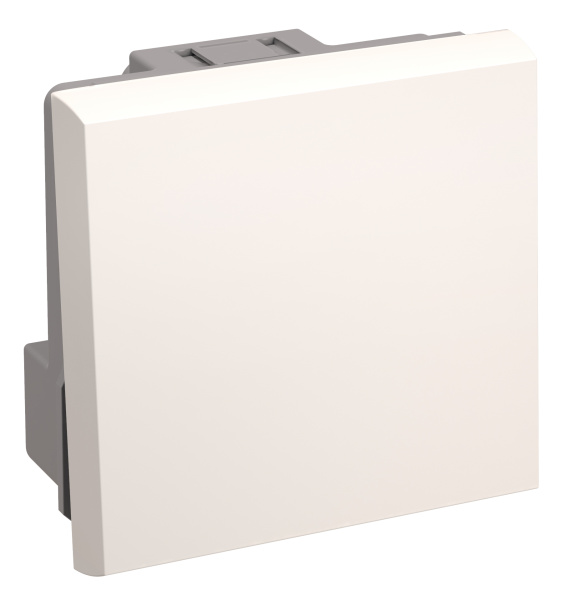 IEK PRIMER Выключатель проходной (переключатель) одноклавишный на 2 модуля. ВК4-21-00-П