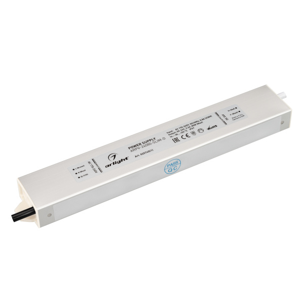 Arlight Блок питания ARPV-24080-SLIM-D (24V, 3.3A, 80W) (IP67 Металл, 3 года) 025745(1)