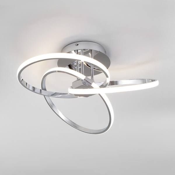 Купить Eurosvet Светодиодный потолочный светильник 90044/3 хром 00000080488