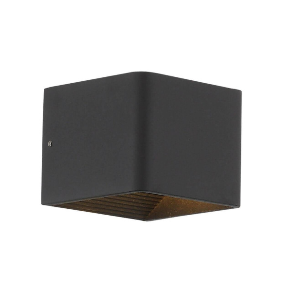 ST LUCE SL455.041.01 Светильник настенный  Черный/Черный LED 1*6W