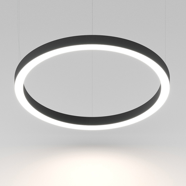 RINGI 50 S 27W 3000K Ra80 220V IP20 (1-10V) / Светильник LED, 620мм (подвесной) (Briaton) ЧЕРНЫЙ 007S-27W3K-620BK DIM