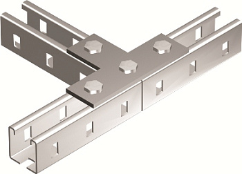 DKC Пластина соединительная Т-обр., горячеоцинкованная DKC Пластина соединительная Т-обр., горячеоцинкованная