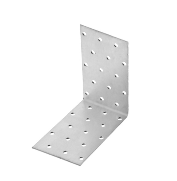 Tech-Krep Уголок крепежный равносторонний 80х100х100x2 мм, оцинк. - накл. 126402