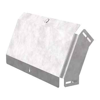 Промрукав Угол вертикальный внешний 45 градусов с крышкой Стандарт 400х80 PR16.0575