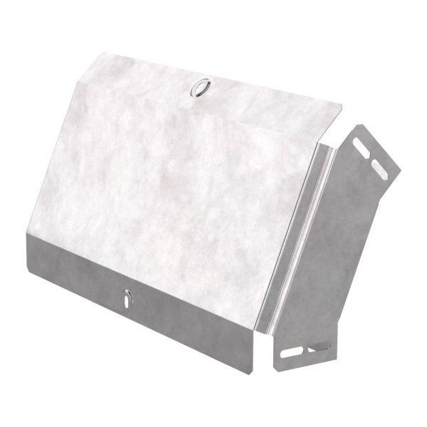 Промрукав Угол вертикальный внешний 45 градусов с крышкой Стандарт 400х80 PR16.0575