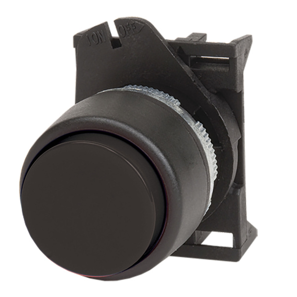 DKC Кнопка выпуклая без фиксации, черная