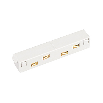 Arlight Коннектор прямой MAG-ORIENT-CON-I-POWER (WH) (IP20 Пластик, 3 года) 035805