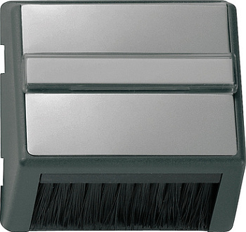 Gira E22 Сталь Накладка для приборов с квадратной центральной панелью 068220