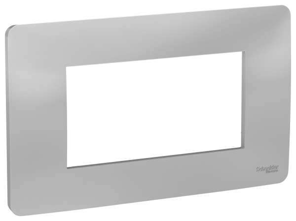 Купить SE Unica Modular Рамка 4-модульная, алюминий NU210430