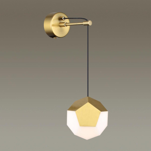 Купить Odeon Light 4305/7WL HIGHTECH ODL22 165 золото Настенный светильник LED 7W 420Лм IP20 BINGO