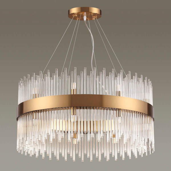 Купить Odeon Light 4722/18 ODL20 426 бронзовый/стекло/прозрачный Люстра G9 18*40W 220V FOCCO