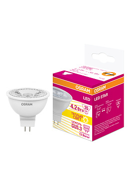 Osram Лампа LED MR16 GU5.3 3.2W 12V 830 4052899971653
