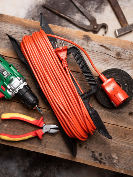 Купить EKF PROxima Удлинитель на рамке "Зевс 2.0" 30м без заземления ПВС 2*0,75 10А/2,3кВт