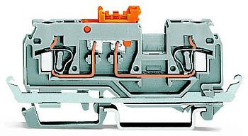 WAGO 51236629 2-пров. клем. с размык. для тест. из 280-871