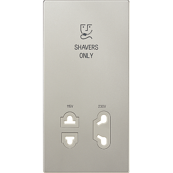 JUNG LS 990 Edelstal Накладка бритвенной розетки SOES7522PL