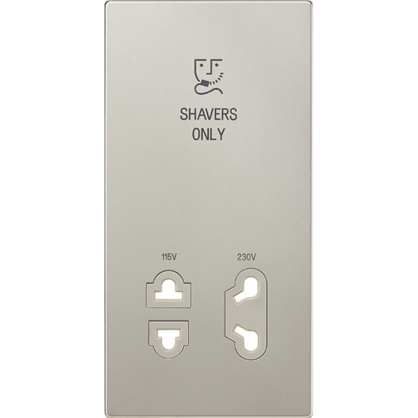 JUNG LS 990 Edelstal Накладка бритвенной розетки SOES7522PL