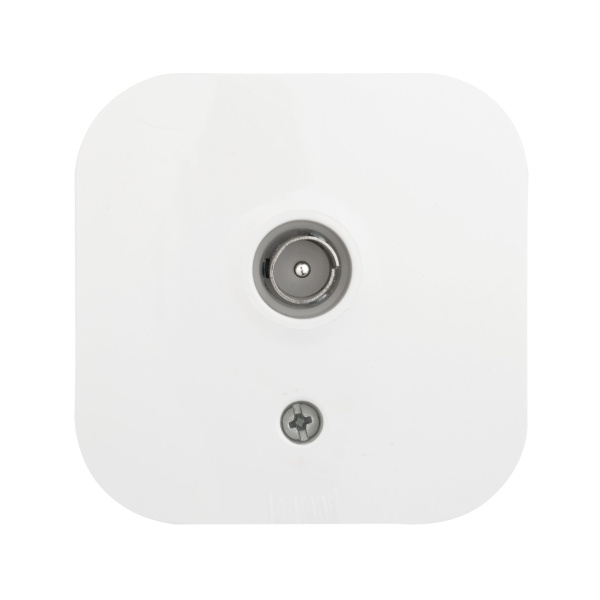 Купить Legrand Quteo Белый Розетка TV 782215